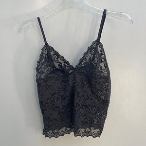Lacey Adjustable Lingerie Cami Crop